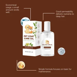 100ml Verzorgingsolie voor huisdierenvacht, ontwarrende spray voor honden en katten met olie