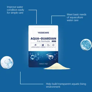 Makro-Detail von YEGBONG Aqua-Guardian Wasserreiniger Pulver für die Aquarienpflege