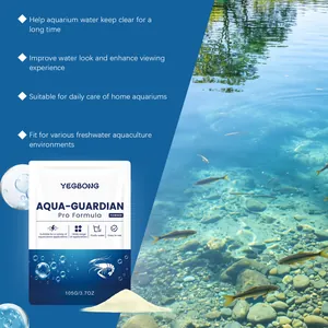 Detailansicht der Vorteile des YEGBONG Aquarium Wasserreinigungspulvers für klares Wasser