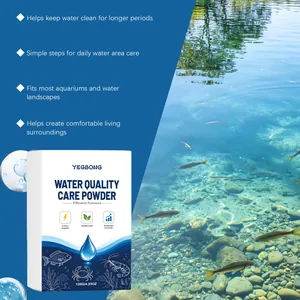 Details zu YEGBONG Wasserqualitätspflegepulver für klare und saubere Aquarien