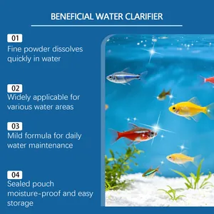 Detaillierte Funktionsübersicht von Wasserklärer-Pulver für Aquarien und Fischteiche
