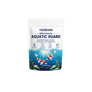 YEGBONG 100g mildes Wasserklärungspulver für Teiche und Aquarien zur Wasserreinigung