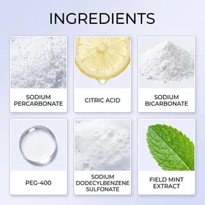 Dettaglio degli ingredienti naturali efficaci per la soluzione pulente della fontanella