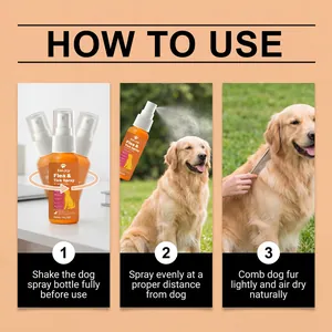 Instructions détaillées étape par étape pour l'utilisation du spray EelJoy pour chiens