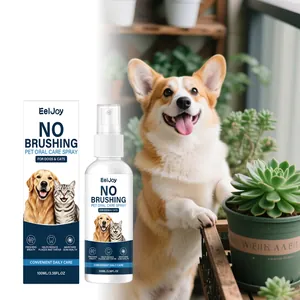EELJOY Pet Oral Care Spray For Dogs And Cats Mint Extract Mouth Freshener Cleaning Breath Fresh Teeth Plaque Removal Spray