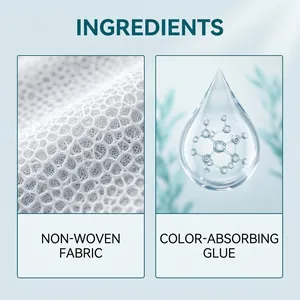 Detailansicht der Inhaltsstoffe des Wasserklärungstuchs für Aquarien und Fischbecken.