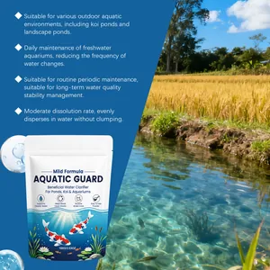 Aquatic Guard Wasserklärer-Pulver für Koiteiche und Aquarien zur Wasserpflege 100g Reinigung