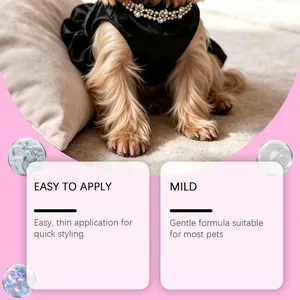 Nahaufnahme eines Hundes mit rosa Krallen und milden Produkteigenschaften für Haustiere