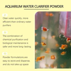 Detailed features of aquarium water clarifier powder for clean and safe fish tank water