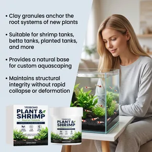Hochwertiges Aquariensubstrat für Garnelen und Pflanzenaquarien, 120g Profi-Granulat