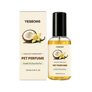 YEGBONG 100ml pet perfume spray with coconut and vanilla scent for dogs and cats
