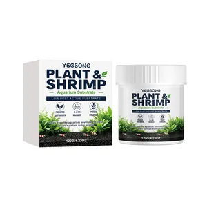 YEGBONG 120g staubarmes aktives Aquariensubstrat für Wasserpflanzen und Garnelen
