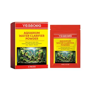 YEGBONG aquarium water clarifier powder for clean and balanced fish tank environments