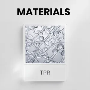 Mikroskopisches Detail des langlebigen TPR-Materials für Soft Earthworm Angelköder