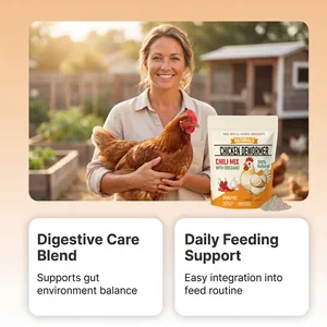 Natural chicken dewormer powder for poultry digestive health and daily feeding support