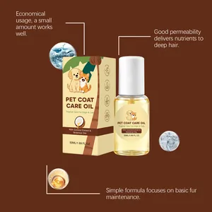 Aceite nutritivo para el pelo de perros y gatos para mantenimiento profundo y brillo natural