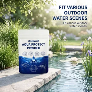 HozoneX Aqua Protect Pulver zur Teichpflege in Garten-Außenanlagen und Wasserspielen