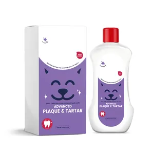 Soluzione delicata per l'igiene orale di cani e gatti da 100 ml per ridurre la placca
