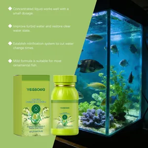 Detailed view of YEGBONG aquarium purification solution for cleaning fish tank water