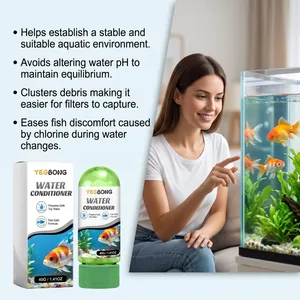 YEGBONG Aquarium Wasseraufbereiter klärt Wasser und erhält die Gesundheit der Fische.