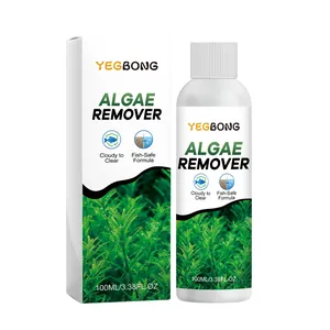 YEGBONG 100ml algae remover for aquariums with fish-safe formula to clear cloudy water