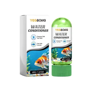 YEGBONG Wasseraufbereiter für Aquarien, macht Leitungswasser sicher, 40g Set Inhalt