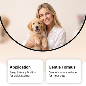 Application de vernis à ongles pour animaux sur un chiot Golden Retriever