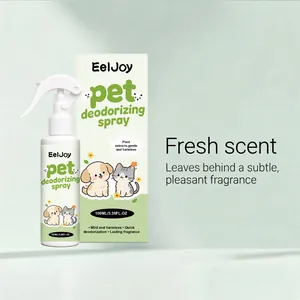 EelJoy 100ml Haustier-Deodorierungsspray für Hunde und Katzen mit frischem Duft.