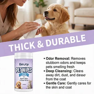 Toallitas de limpieza gruesas EelJoy para limpiar suavemente las patas de un cachorro