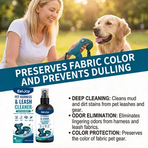 Spray limpiador para arneses de mascotas con limpieza profunda y protección del color