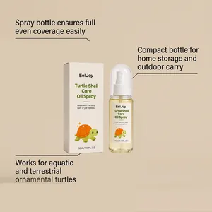 Spray d'huile de soin premium pour carapace de tortue 50ml pour reptiles aquatiques et terrestres
