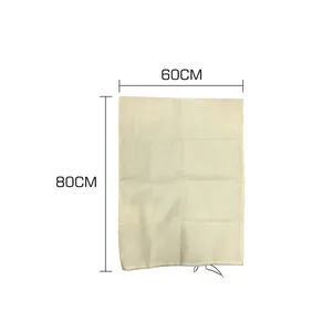 Vista detallada de bolsa protectora anticongelante 80x60cm de tela no tejida suave