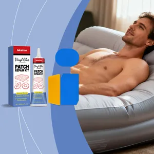 Jakehoe vinyl glue patch repair kit for inflatable mattresses with patches and spreader