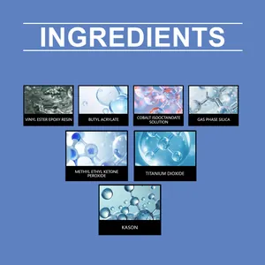 Detailed view of chemical ingredients for inflatable mattress repair adhesive kit