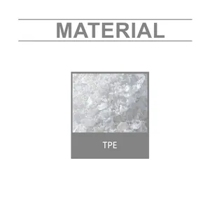 Nahaufnahme des hochwertigen TPE-Materials, das für langlebige Winter-Eiskrallen verwendet wird