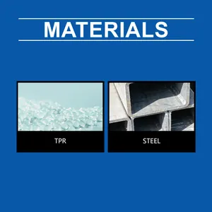Detailed illustration showing high-quality TPR and steel materials used in HozoneX ice cleats