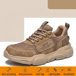 Zapatos de seguridad ligeros y transpirables con protección anti-perforación