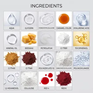 Grille détaillée des ingrédients cosmétiques sûrs pour maquillage de fête d'Halloween