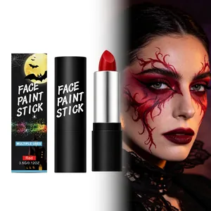 Professioneller roter Gesichtsmalstift für kreative Halloween-Make-up-Looks und Effekte