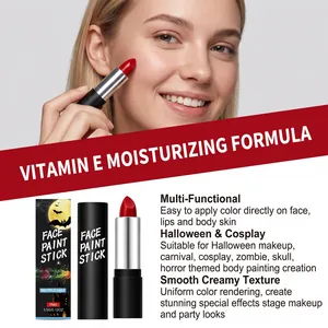 Professioneller roter Gesichtsschminkstift für Halloween-Make-up und Körperbemalung