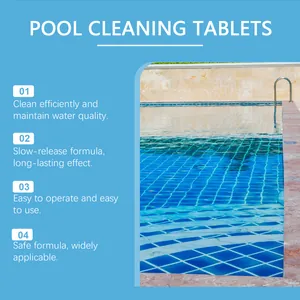 Effective pool cleaning tablets for water quality maintenance and long-lasting hygiene.