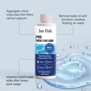 Pool clarifying liquid 100ml for removing water impurities and body oils