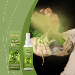 Dowmoo 50ml fopspray scheetspray voor feesten met grappig komkommerfiguurtje erop
