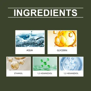 Detailed ingredient breakdown for prank fart spray featuring Aqua, Glycerin and Ethanol