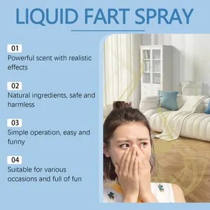 Liquid fart spray prank toy with realistic powerful scent and natural ingredients