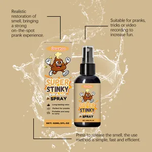 Dowmoo super stinky fart prank spray with descriptive English text and 60ml bottle.