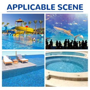 Aplicación en múltiples escenas para tabletas de limpieza de piscinas y acuarios
