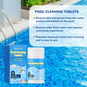Pastillas eficaces para limpiar piscinas, clarificar el agua y eliminar malos olores