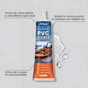 Detailed view of Stilruhe waterproof liquid PVC adhesive for pool and inflatable repairs