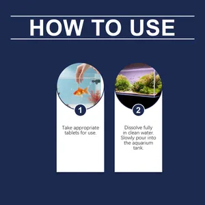 Clear step-by-step instructions on how to use aquarium water cleaning tablets effectively